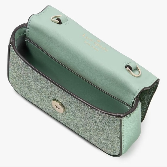 New in original packaging Kate Spade Kenzie Glitter Card Case Crossbody - Picture 3 of 7